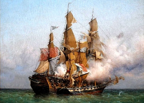 Robert Sourcouf Taking the East Indiaman Kent